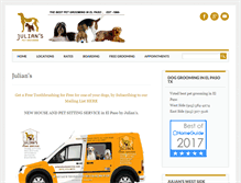 Tablet Screenshot of elpasopetgrooming.com